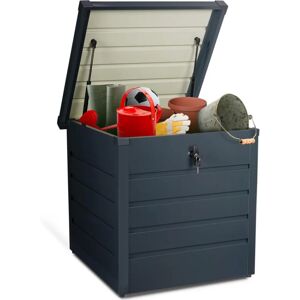 IDMARKET Metall-Aufbewahrungsbox mit Schloss - Garten 200L IDMARKET Metall-Aufbewahrungsbox mit Schloss - Garten 200L