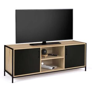 Idmarket BOSTON TV-Möbel - Industrielles Design - 140cm Idmarket BOSTON TV-Möbel - Industrielles Design - 140cm