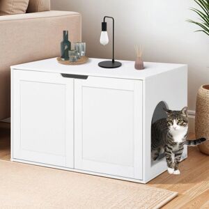 IDMARKET Litière pour Chats avec Double Portes - Meuble Compact et Fonctionnel - Publicité IDMARKET Litière pour Chats avec Double Portes - Meuble Compact et Fonctionnel - Publicité