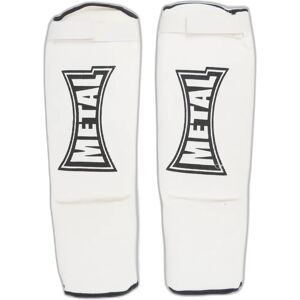 METAL BOXE Protège-tibias blancs - Shin Guards - Publicité METAL BOXE Protège-tibias blancs - Shin Guards - Publicité