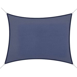 Outsunny Voile d'Ombrage Rectangulaire 6x4m UV Bleu - Publicité Outsunny Voile d'Ombrage Rectangulaire 6x4m UV Bleu - Publicité