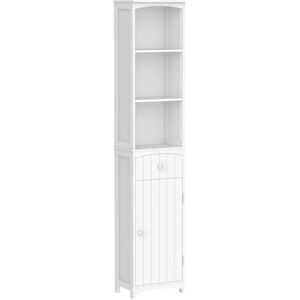 HOMCOM Mobile bagno - Bianco - Mensole multiple HOMCOM Mobile bagno - Bianco - Mensole multiple