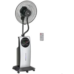 HOMCOM Ventilateur et Humidificateur Gris et Noir - Oscillant, Télécommande, 90W - Publicité HOMCOM Ventilateur et Humidificateur Gris et Noir - Oscillant, Télécommande, 90W - Publicité