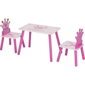 Ensemble Table et Chaises pour Enfants - HOMCOM - Rose - Mobilier Enfant - Publicité Ensemble Table et Chaises pour Enfants - HOMCOM - Rose - Mobilier Enfant - Publicité