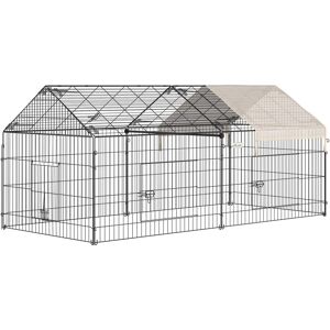 Cage pour petits animaux en métal PawHut - Polyvalent et Solide - Publicité Cage pour petits animaux en métal PawHut - Polyvalent et Solide - Publicité
