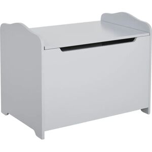 HOMCOM Coffre à jouets pour enfants avec couvercle pneumatique - MDF gris - Publicité HOMCOM Coffre à jouets pour enfants avec couvercle pneumatique - MDF gris - Publicité