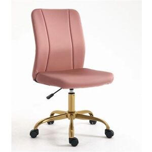 Chaise de Bureau Vinsetto - Rose et Doré - Rotation 360°, Ergonomique, Velours - Publicité Chaise de Bureau Vinsetto - Rose et Doré - Rotation 360°, Ergonomique, Velours - Publicité