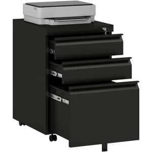 HOMCOM Mobile Ufficio Archivio - Cassetto in acciaio con serratura HOMCOM Mobile Ufficio Archivio - Cassetto in acciaio con serratura