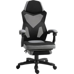 Sedia Gaming Vinsetto - Regolabile, Girevole 360°, Reclinabile, Poggiapiedi Sedia Gaming Vinsetto - Regolabile, Girevole 360°, Reclinabile, Poggiapiedi