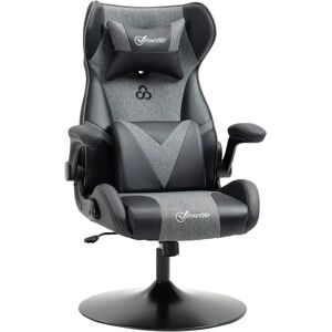 Chaise Gaming Ergonomique Vinsetto - Hauteur Réglable, Rotation 360°, Coussins Lombaires et Tête - Publicité Chaise Gaming Ergonomique Vinsetto - Hauteur Réglable, Rotation 360°, Coussins Lombaires et Tête - Publicité