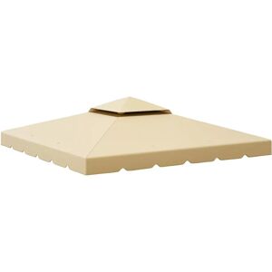 Outsunny Tetto Beige per Tenda o Tonnella Outsunny Tetto Beige per Tenda o Tonnella