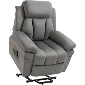 Homcom Poltrona Relax Elettrica - Grigio - 1 Posto - Relax Homcom Poltrona Relax Elettrica - Grigio - 1 Posto - Relax