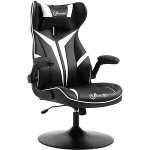 Chaise de Gaming Ergonomique Vinsetto - Hauteur Réglable & Accoudoirs - Rotation 360° - Design Moderne - Publicité Chaise de Gaming Ergonomique Vinsetto - Hauteur Réglable & Accoudoirs - Rotation 360° - Design Moderne - Publicité