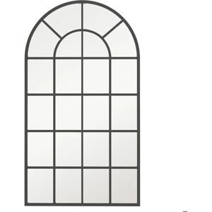 HOMCOM czarnie industrialne lustro - 110x62cm - dekoracja na ścianę lub podłogę HOMCOM czarnie industrialne lustro - 110x62cm - dekoracja na ścianę lub podłogę