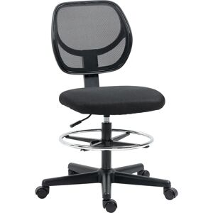 Sedia da Ufficio Vinsetto Nera - Altezza Regolabile - Comfort Ergonomico Sedia da Ufficio Vinsetto Nera - Altezza Regolabile - Comfort Ergonomico