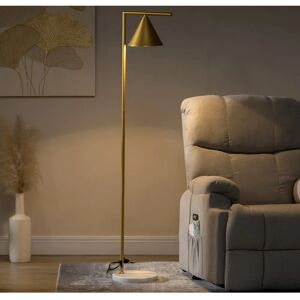 Lampadaire HOMCOM avec abat-jour conique réglable - 153cm - Publicité Lampadaire HOMCOM avec abat-jour conique réglable - 153cm - Publicité