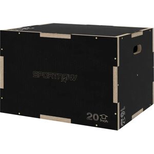 SPORTNOW Boîte Plyométrique en Bois - 41/51/61 cm - Noire - Pour Crossfit & Fitness - Publicité SPORTNOW Boîte Plyométrique en Bois - 41/51/61 cm - Noire - Pour Crossfit & Fitness - Publicité