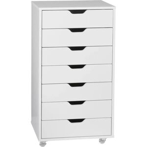 Vinsetto Büro-Schubladenschrank mit 7 Schubladen - Für A4/B5 Vinsetto Büro-Schubladenschrank mit 7 Schubladen - Für A4/B5