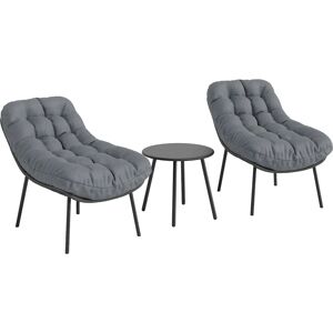 Conjunto de Muebles de Jardín Outsunny - Ratán, 2 Personas, Cojines Conjunto de Muebles de Jardín Outsunny - Ratán, 2 Personas, Cojines