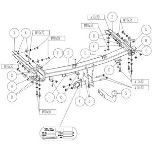 Bosal Oris - Col de cygne démontable - Towbar - Publicité Bosal Oris - Col de cygne démontable - Towbar - Publicité