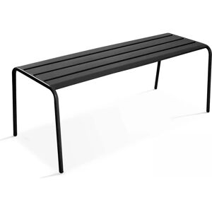 Banque de Jardin Oviala - Acier Anthracite - Mobilier d'Extérieur - Publicité Banque de Jardin Oviala - Acier Anthracite - Mobilier d'Extérieur - Publicité
