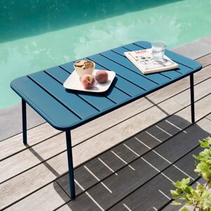 Oviala - Table de jardin rectangulaire - Métal - 90x50x40 cm - Publicité Oviala - Table de jardin rectangulaire - Métal - 90x50x40 cm - Publicité