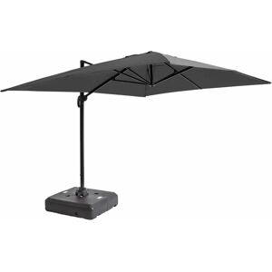 Oviala - Parasol rotatif 3x4m avec base - Ombrage de jardin - Publicité Oviala - Parasol rotatif 3x4m avec base - Ombrage de jardin - Publicité