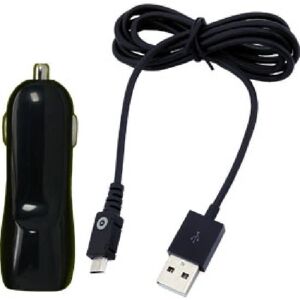 Muvit Muvit Primavera Autolader - 1 USB 1A Micro USB Kabel 1m Zwart Muvit Muvit Primavera Autolader - 1 USB 1A Micro USB Kabel 1m Zwart
