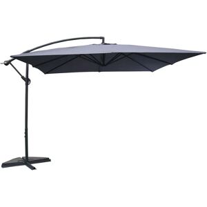 Concept Usine Parasole Excentrico Gris 3x3m - Parasol de patio - Publicité Concept Usine Parasole Excentrico Gris 3x3m - Parasol de patio - Publicité
