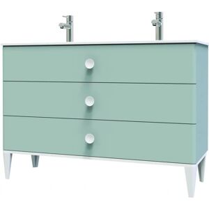 Ondee Modelo Nemoo Mueble de baño - Verde agua - 120cm - Estilo escandinavo Ondee Modelo Nemoo Mueble de baño - Verde agua - 120cm - Estilo escandinavo