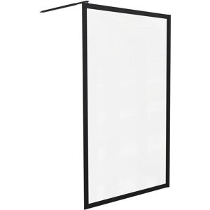 Ondee - Mampara de Ducha Cadrea - 90x200cm - Vidrio Templado - Acabado Negro Mate Ondee - Mampara de Ducha Cadrea - 90x200cm - Vidrio Templado - Acabado Negro Mate