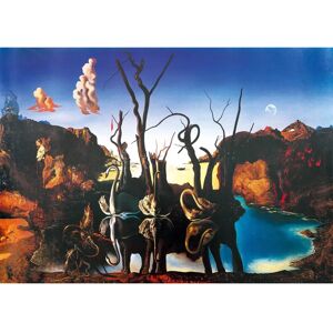 Puzzle Bluebird Salvador Dali Cygnes Reflectant des Éléphants - 1000 Pièces - Publicité Puzzle Bluebird Salvador Dali Cygnes Reflectant des Éléphants - 1000 Pièces - Publicité