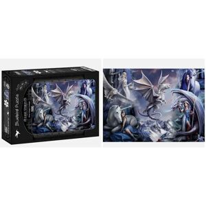 Bluebird Anne Stokes - Collage Dragon Argent 1500 Pièces - Publicité Bluebird Anne Stokes - Collage Dragon Argent 1500 Pièces - Publicité