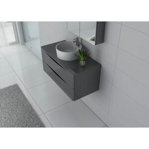 Distribain - TERRANOVA 1000 - Gris taupe - Meuble salle de bains - Publicité Distribain - TERRANOVA 1000 - Gris taupe - Meuble salle de bains - Publicité