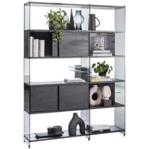 PEZZANI Étagère Murale BYBLOS - Noir Carbone - Fabrication Italienne - Publicité PEZZANI Étagère Murale BYBLOS - Noir Carbone - Fabrication Italienne - Publicité