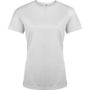 T-shirt Multisport en Polyester Blanc ProAct - T-Shirt - Publicité T-shirt Multisport en Polyester Blanc ProAct - T-Shirt - Publicité