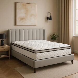 Matelas en mousse à mémoire de forme Sampur Empereur - 160x200cm - Gris - Publicité Matelas en mousse à mémoire de forme Sampur Empereur - 160x200cm - Gris - Publicité