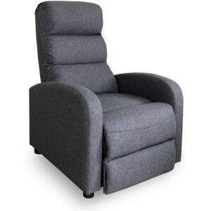 Intense Déco - Lasco - Gris - Tissu - Fauteuil inclinable - Publicité Intense Déco - Lasco - Gris - Tissu - Fauteuil inclinable - Publicité