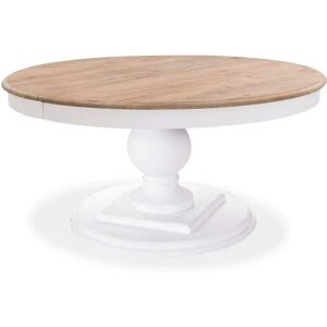 Intense Déco - Eloïse - White - Solid Wood - Dining Table - Publicité Intense Déco - Eloïse - White - Solid Wood - Dining Table - Publicité