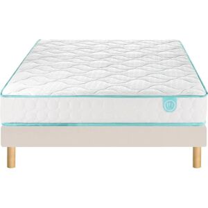 MERINOS - LE TOUT MOELLEUX - Gris - ressorts ensachés - mattress MERINOS - LE TOUT MOELLEUX - Gris - ressorts ensachés - mattress
