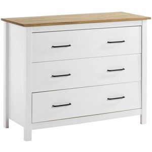 Altobuy TINA - Commode en Bois Vert avec 3 Tiroirs - Publicité Altobuy TINA - Commode en Bois Vert avec 3 Tiroirs - Publicité