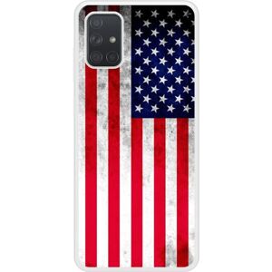 1001coques Samsung Galaxy A71 - Coque Silicone Drapeau USA - Publicité 1001coques Samsung Galaxy A71 - Coque Silicone Drapeau USA - Publicité