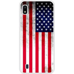 Coque silicone drapeau USA Samsung Galaxy A10 - Publicité Coque silicone drapeau USA Samsung Galaxy A10 - Publicité