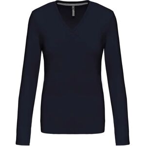 Kariban V-neck Long Sleeve Cotton T-shirt - T-shirt Kariban V-neck Long Sleeve Cotton T-shirt - T-shirt