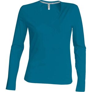 Kariban Long Sleeve V-neck Cotton T-shirt - T-shirt Kariban Long Sleeve V-neck Cotton T-shirt - T-shirt