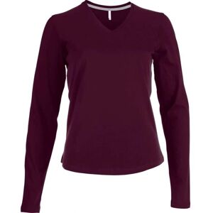 Kariban 3XL Long-sleeve V-neck T-shirt - T-shirt Kariban 3XL Long-sleeve V-neck T-shirt - T-shirt