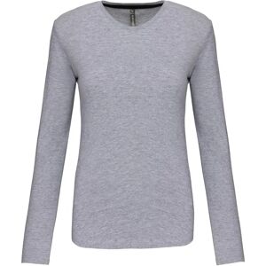 Kariban Blue Long Sleeve Cotton Women T-shirt - T-shirt Kariban Blue Long Sleeve Cotton Women T-shirt - T-shirt