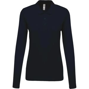 Kariban Navy Blue Long Sleeve Polo Shirt - Polo shirt Kariban Navy Blue Long Sleeve Polo Shirt - Polo shirt
