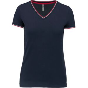 Kariban K394 V-Neck Piqué T-shirt - XL Kariban K394 V-Neck Piqué T-shirt - XL