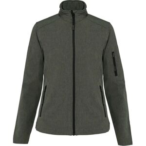 Kariban K400 Marl Green Slim Softshell Jacket - Jacket Kariban K400 Marl Green Slim Softshell Jacket - Jacket